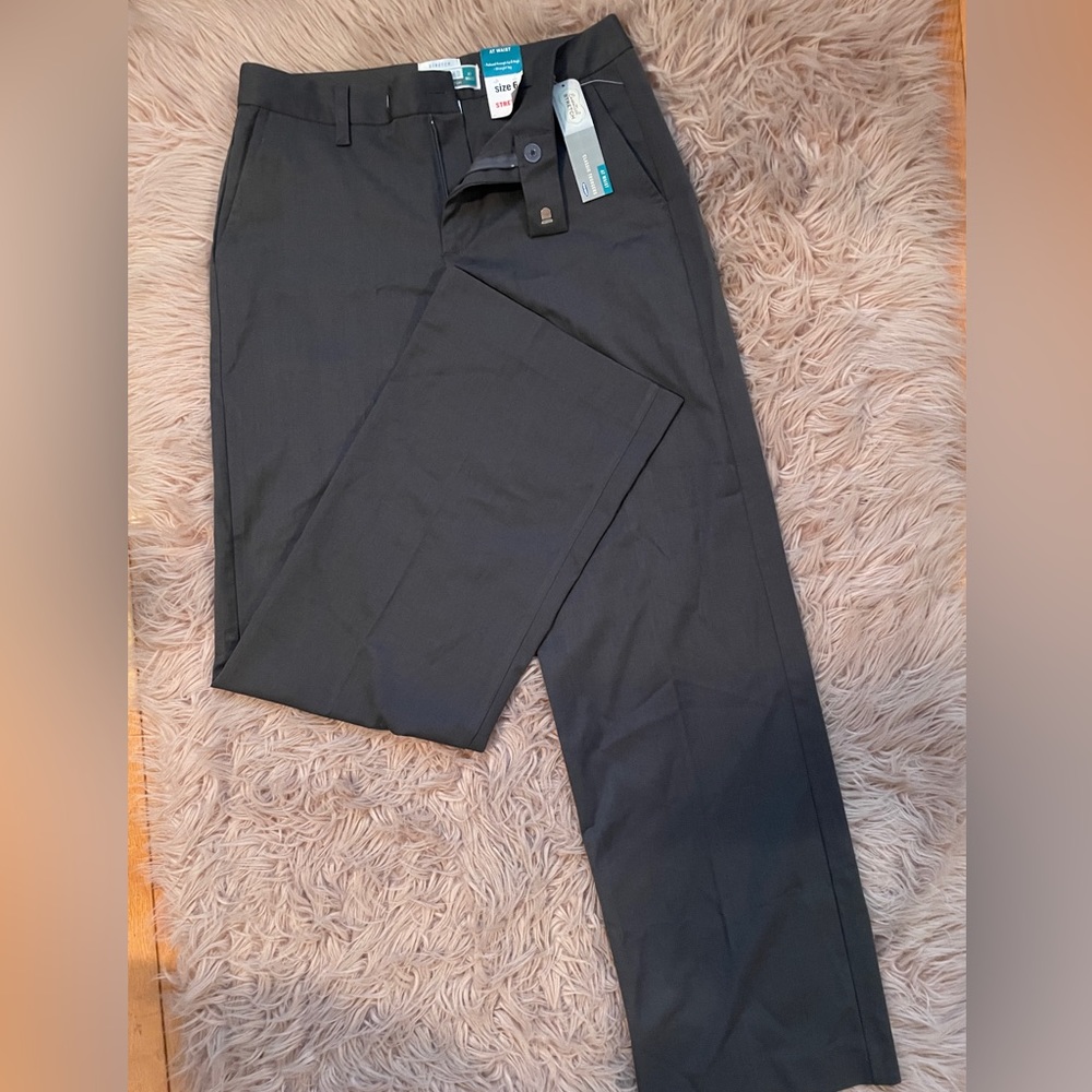 NWT Old Navy Essential Stretch At Waist Size 6 Women's Grey Dress Pants